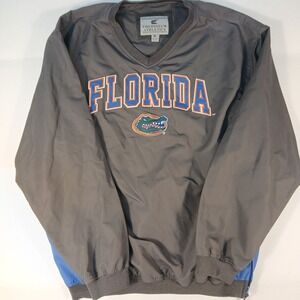 Florida Gators Mens Jacket XL Blue Grey Athletic Outdoors Workout Gym Hiking